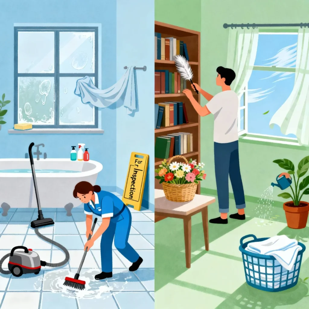 Bond Cleaning Vs. Spring Cleaning Difference in Brisbane Homes